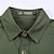 abordables Chemises de travail pour hommes-Homme Chemise Chemise d&#039;été Chemise Décontractée Chemise Boutonnée Chemise Cargo Bleu Denim Noir Jaune Bleu foncé Kaki Manche Courte Uni Col de chemise Vacances Hawaïen Avec Poches Vêtement Tenue