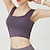 voordelige Sportbeha&#039;s en Tops-Dames BH-top U-hals Goede top Open rug Comfortabel Ademend Effen Sport Sportkleding Licht Blauw Zwart Yoga Fitness Informeel