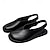 billiga Semester Sandaler-bruna slip-on sandaler i konstläder för män – avslappnade vardagsskor för varmt väder