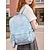 abordables Sacs à dos pour Enfants et Adolescents-Sac à dos d'école fleuri pour filles – sac à dos matelassé léger avec décor de chaîne et tissu résistant à l'eau pour les adolescentes et les collégiens