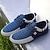 cheap Casual Lace-Up Shoes-Men's Casual Two-Tone Knit Sneakers – Breathable Nylon Lace-Up Sports Shoes for Everyday Wear