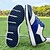 preiswerte Herren Golfschuhe-Rote und marineblaue Golfschuhe für Herren – leistungsstarke Schnürsneaker mit Lederdetails für Golf, Sport und Freizeit