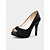 voordelige Open Teen Pumps-dames peep toe stiletto hakken - witte knoop hoge hakken voor bruiloften, gala's en romantische dagelijkse dates