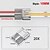 cheap LED Accessories-COB LED Strip Connectors 10 PCS 20 PCS 5mm 8mm 10mm 2-pin LED Strip Connectors LED Tape Connectors Transparent Solderless no Dark Areas Suitable for LED Light Connectors DIY COB/SMD