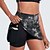 billige Kvinders nederdele og shorts-Dame Batikfarvet Afslappet nederdel Tennisnederdele med shorts Flettet Hurtigtørrende Tennis Golf Badminton Mangel Sort Lys pink Blå Spandex Tennis tøj