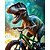 levne 3D zvířata pro chlapce-Chlapecké 3D Dinosaurus Tričko Košilky Krátký rukáv Léto Jaro Módní Základní Děti 4-12 let Tričkový Venkovní Ležérní Denní Běžný