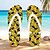 billige Ferietøfler-flip flops med andetrykk for menn – morsom og uformell stil for strandturer, utendørs sommerfester og slapper av ved bassenget