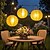 abordables Éclairages pour allées-3 Pièces 0.06 W Lumières de Chemin &amp; Lanternes Alimenté par énergie solaire Étanche Décoratif Blanc Chaud 2 V Éclairage Extérieur Cour Jardin 1 Perles LED