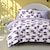 billiga 100% bomull-Blommor Duvet Set 100% Bomull Mjuk och Andningsbar Sängkläder Med Färgglada Blommor Lätt och Hållbar Täcke Bekväm för Alla Säsonger Lätt att Ta Hand Om