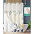 cheap Shower Curtains-No Hook Shower Curtains 180cm*180cm(70"*70"), Floral Extra Long Bathtub Curtains with Snap in Liner, Botanical Flowers Waterproof Washable Fabric Bathroom Shower Curtain Sets