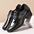 preiswerte Tanzschuhe für Herren-Herren Brogue Brogue Disco-Tanz PU Leder Atmungsaktiv Bequem Rutschfest Schnürung Schwarz / weiss Schwarz Braun Herbst Winter