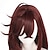 preiswerte Anime Perücken-Synthetische Perücken Ayase Momo Kinky Glatt Natürlich glatt Asymmetrisch Tiefer Scheitel Maschinell hergestellt Perücke 16 Zoll A1 Synthetische Haare Damen Niedlich Klassisch Bequem Mehrfarbig