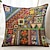 ieftine stil geometric-Pernă decorativă cu model de quilting mexican husă 1PC pătrată moale pentru canapea pernă pentru dormitor sufragerie fotoliu