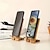 cheap Phone Holder-Wooden Minimalist Phone Holder, Universal Clip Stand for Smartphones, Office Desktop Organization and Charging Station