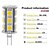 abordables Ampoules LED double broche-Ampoules LED G4 à deux broches, 3 W AC/DC 12 V, 18 SMD 5050, blanc chaud, pour lustre en cristal, 4 pièces