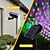 abordables Éclairages pour allées-1 projecteur solaire extérieur RVB pour pelouse, cour, jardin, route, mur, arbre, éclairage décoratif