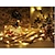 abordables Halloween en interiores-Luces de cadena LED de yute al aire libre 3m 5m 10m luces de alambre de cobre operadas con batería 60/100/200 LEDs a prueba de agua luz LED blanca cálida brillante para caja de batería 3AA control