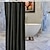 billige Bruseforhæng-Badekarsgardiner Muggafvisende Resistent Vandtæt PEVA Badekarsgardin Kraftige Badeværelsesgardiner Med 12 Hvide Plastik Kroge 180cm x 180cm