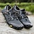 abordables Zapatillas Informales-Hombre Zapatillas de deporte Antideslizantes Barranquismo Casual Diario Cuero PU Malla Transpirable Cómodo Antideslizante Cordones Negro Marrón Verde Trébol Verano Primavera