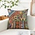 ieftine stil geometric-Pernă decorativă cu model de quilting mexican husă 1PC pătrată moale pentru canapea pernă pentru dormitor sufragerie fotoliu