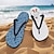 abordables Pantuflas y chanclas de hombre-Sandalias tipo chancla para hombre con diseño de ganso y patrón de cuerda: estilo playero relajado para hombres durante salidas a la playa y actividades de verano.