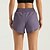 abordables Shorts de yoga et motards-Shorts de yoga Femmes Yoga Entraînement en salle Pilates Shorts Bas Taille haute Des sports Tenues de Sport Élastique Mince Noir Bleu Roi
