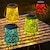 abordables Luces de paisaje-Lámpara solar de hierro hueco para exteriores, lámpara decorativa para jardín, patio, balcón, ventana, luz nocturna, 1 unidad