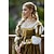 abordables Robe-Médiéval Renaissance Robe Robes de Bal Viking Chevalier Celtique Déguisement Femmes Royal Halloween Carnaval Mascarade Performance LARP Foire de la Renaissance Adulte Robe