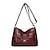 voordelige Crossbody-tassen-Dames Crossbody zak Schoudertassen PU-nahka Kantoor Casual / Dagelijks Moederdag Rits Grote capaciteit Lichtgewicht Effen Kleur Donker Grijs Wijn Amandel