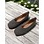 abordables Sandalias planas de mujer-Zapatos planos marrones descalzos con punta ancha para mujer: cómodos zapatos sin cordones con caída cero para caminar y viajar de forma informal.