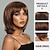 baratos Perucas Sintéticas sem Touca-Perucas sintéticas Trama Curly Reta natural Parte do meio Corte Assimétrico Fabrico à Máquina Peruca 12 polegadas A1 Cabelo Sintético Mulheres Design de moda Clássico Confortável Loiro