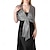 billige Sjal-Kvinne Wrap Elegant Solbeskyttelse Uten Ermer Polyester Bryllup Wraps Med Ren Farge Bryllup Sommer