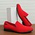 cheap Men&#039;s Slip-ons &amp; Loafers-Men&#039;s Bright Orange Breathable Mesh Loafers – Casual Prom Party Slip-On Shoes for Summer Events