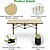 abordables Mobilier de camping-Table de camping pliante, table de plage portable, avec sac portable, adaptée à l&#039;intérieur, à l&#039;extérieur, au camping, à l&#039;arrière-cour, à la fête, au patio, à la table de camping à la plage