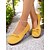 economico Ballerine da donna-ballerine da donna in finta pelle scamosciata con punta larga – comode scarpe da ballo slip-on con punta tonda per uscite casual e per l&#039;uso quotidiano