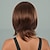 baratos Perucas Sintéticas sem Touca-Perucas sintéticas Trama Curly Reta natural Parte do meio Corte Assimétrico Fabrico à Máquina Peruca 12 polegadas A1 Cabelo Sintético Mulheres Design de moda Clássico Confortável Loiro