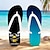 billige Ferietøfler-flip flops med andetrykk for menn – morsom og uformell stil for strandturer, utendørs sommerfester og slapper av ved bassenget