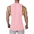 tanie Tank topy sportowe-Męskie Bezrękawnik Kamizelka Top Podkoszulki Bluzka na ramiączkach Bez rękawów Półgolf Lato Nadruk Moda Designerskie Podstawowy Klasyczny Urlop Ulica Wyjściowe Biały Top Tee dla mężczyzn