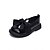 preiswerte Kinder-Loafer und -Slipper-Schwarze Lack-Loafer für kleine Mädchen mit großer Schleife – süße und bequeme Schulschuhe für Kindergarten und Grundschule