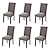 cheap Dining Chair Cover-1/4/6Pcs Dining Chair Cover Slipcovers Simple Geometric Lines Jacquard Slipcovers