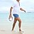 billige Herre badshorts-Herre Badeshorts Surf shorts Sommer shorts Snørelukning Lomme med mesh-for Stribe Komfort Hurtigtørrende Korte Afslappet Daglig Ferie Hawaiiansk Klassisk Stil Sort 1 # Sort Uelastisk