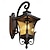 baratos luzes de parede ao ar livre-Luminária de parede LED, luminária de parede antiga, lanterna externa à prova d&#039;água, à prova de ferrugem, alumínio, vidro, luminária de parede, pátio, jardim, varanda, vila, luzes decorativas