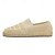 cheap Slip-On Casual Shoes-Men's Beige Vacation Espadrilles with Woven Design – Comfortable and Stylish Footwear for Summer and Beach Outings