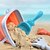 abordables Juguetes de Playa y al Aire Libre-Cubo plegable de silicona de 2 l para Pascua, ideal para niños, multiusos, para actividades de verano divertidas, equipo de acampada, artículos esenciales para la playa.