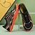 abordables Baskets-Homme Basket Chaussures pieds nus Chaussures Tendances Canyoning Occasionnel Cuir PU Maille Respirant Confortable Antidérapant À lacets Noir / Rouge Noir Bleu Roi Été Printemps