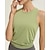 voordelige Dameshirt-Dames Effen Training tanktop Sportshirt Sport tanktop Tanktop Mouwloos Sneldrogend Ademend Tennis Golf Augurkbal Strakke ronde hals Open rug Donker roze Zwart Wit Tenniskleding