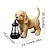 cheap Landscape Lights-1 Pc Outdoor Solar Simulation Puppy Decorative Light Luminous Lantern Courtyard Garden Lawn Path Terrace Landscape Light Cute Animal Decorative Light