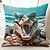 baratos estilo animal-Capa de Almofada Decorativa engraçada com Crocodilo 1PC Almofada Quadrada Macia para Sofá Capa de Almofada para Quarto Sala de Estar Cadeira