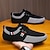 cheap Casual Lace-Up Shoes-Men's Casual Two-Tone Knit Sneakers – Breathable Nylon Lace-Up Sports Shoes for Everyday Wear