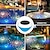 abordables Eclairages immergés-Lampes solaires sous-marines flottantes pour piscine, avec changement de couleur RVB, rechargeables, motif poisson, éclairage extérieur IP67 avec 6 modes d&#039;éclairage pour piscine creusée, jacuzzi,